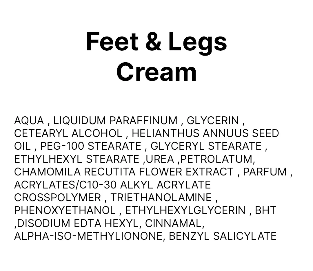 Feet & Legs Cream
