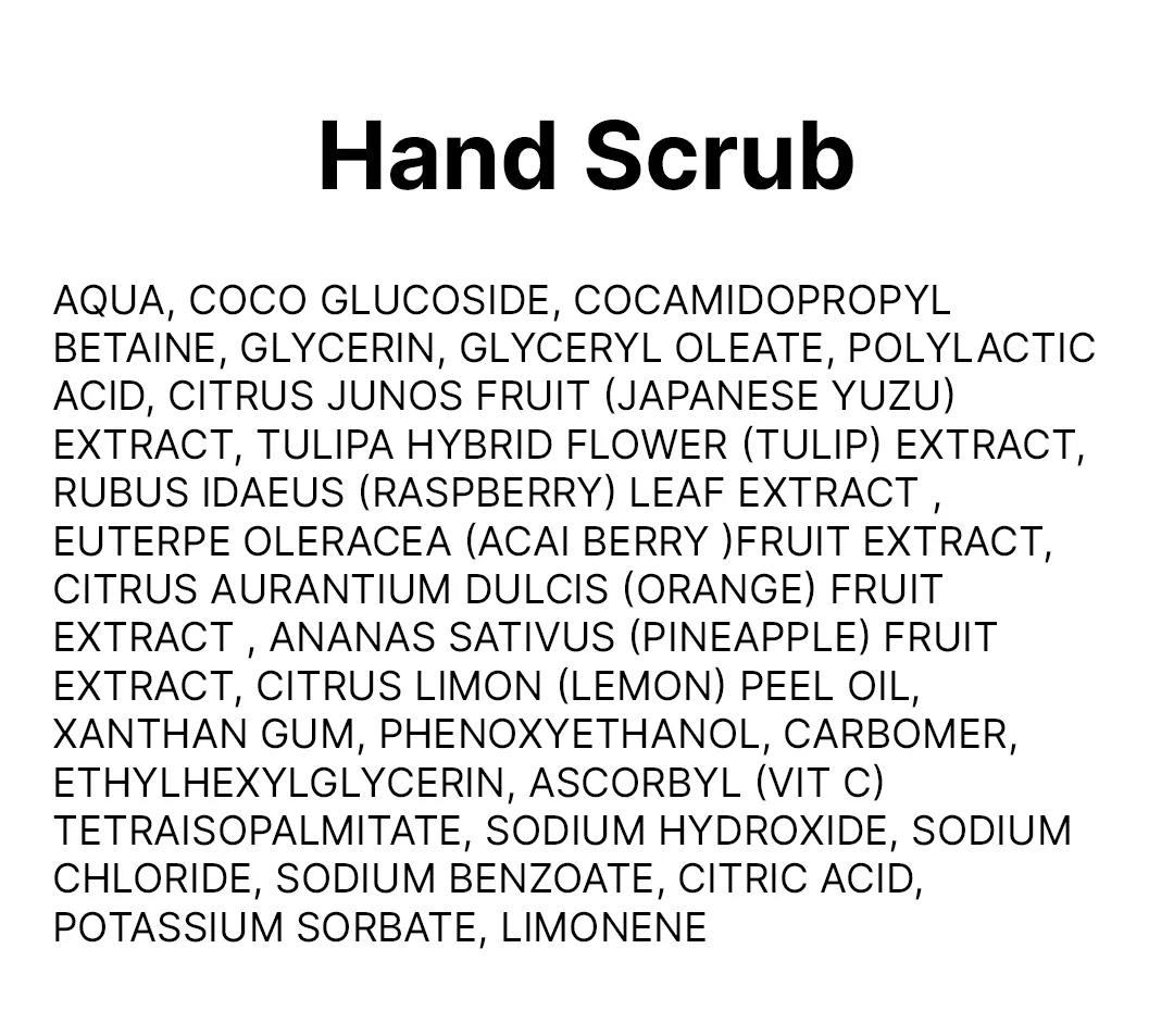 Hand Scrub