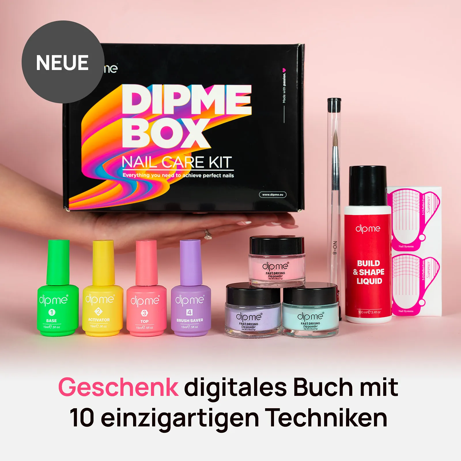 Starter-Set für den Aufbau  + 3 Farbpuder zur Auswahl 