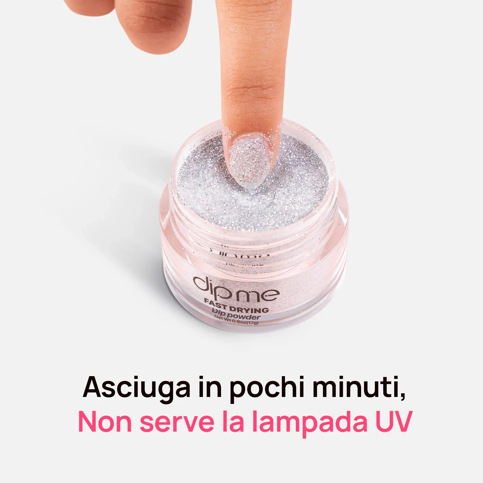 Kit iniziale con 6 polveri dip  + regalo di 3 polveri 