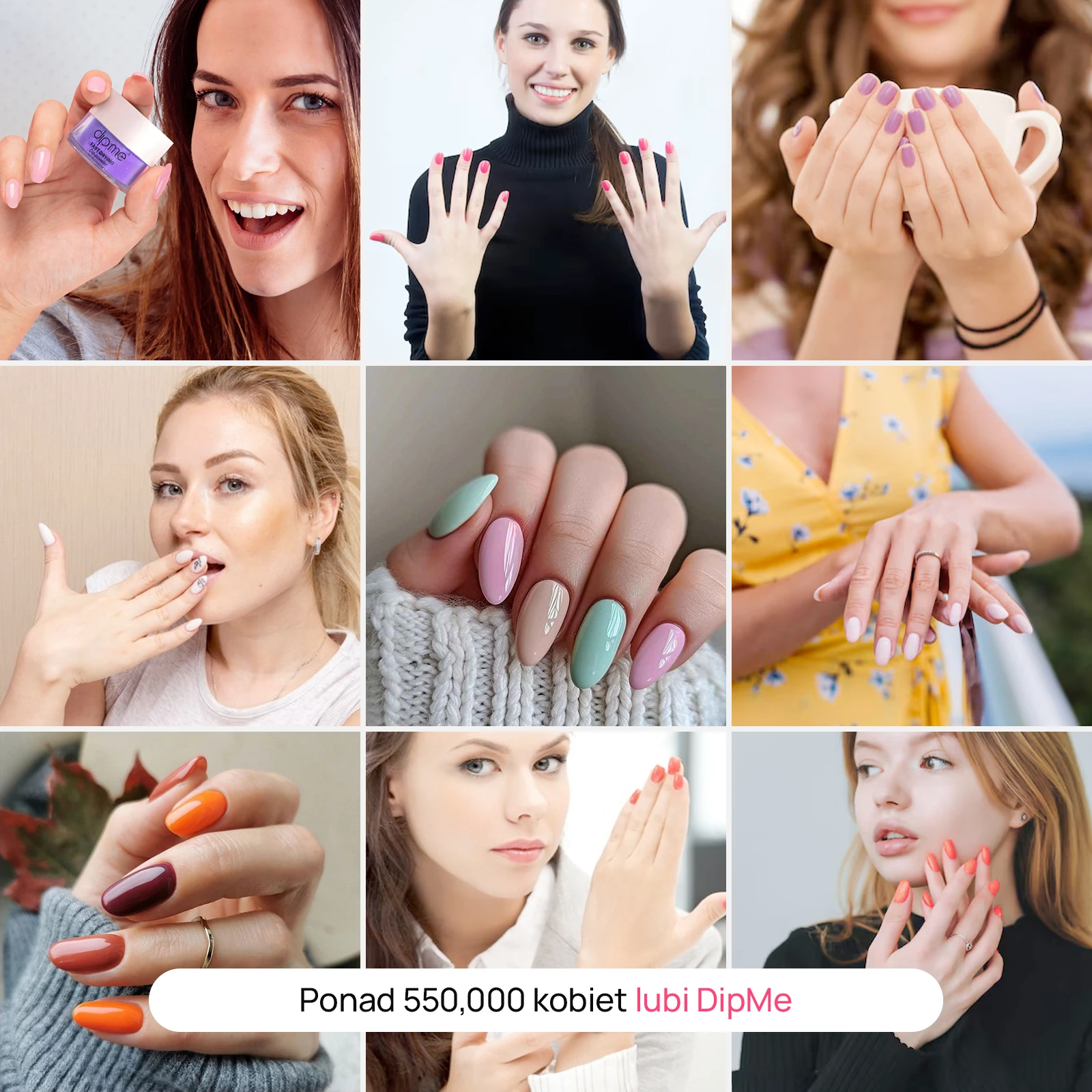 Zestaw startowy do przedłużania  + 3 wybrane pudry 