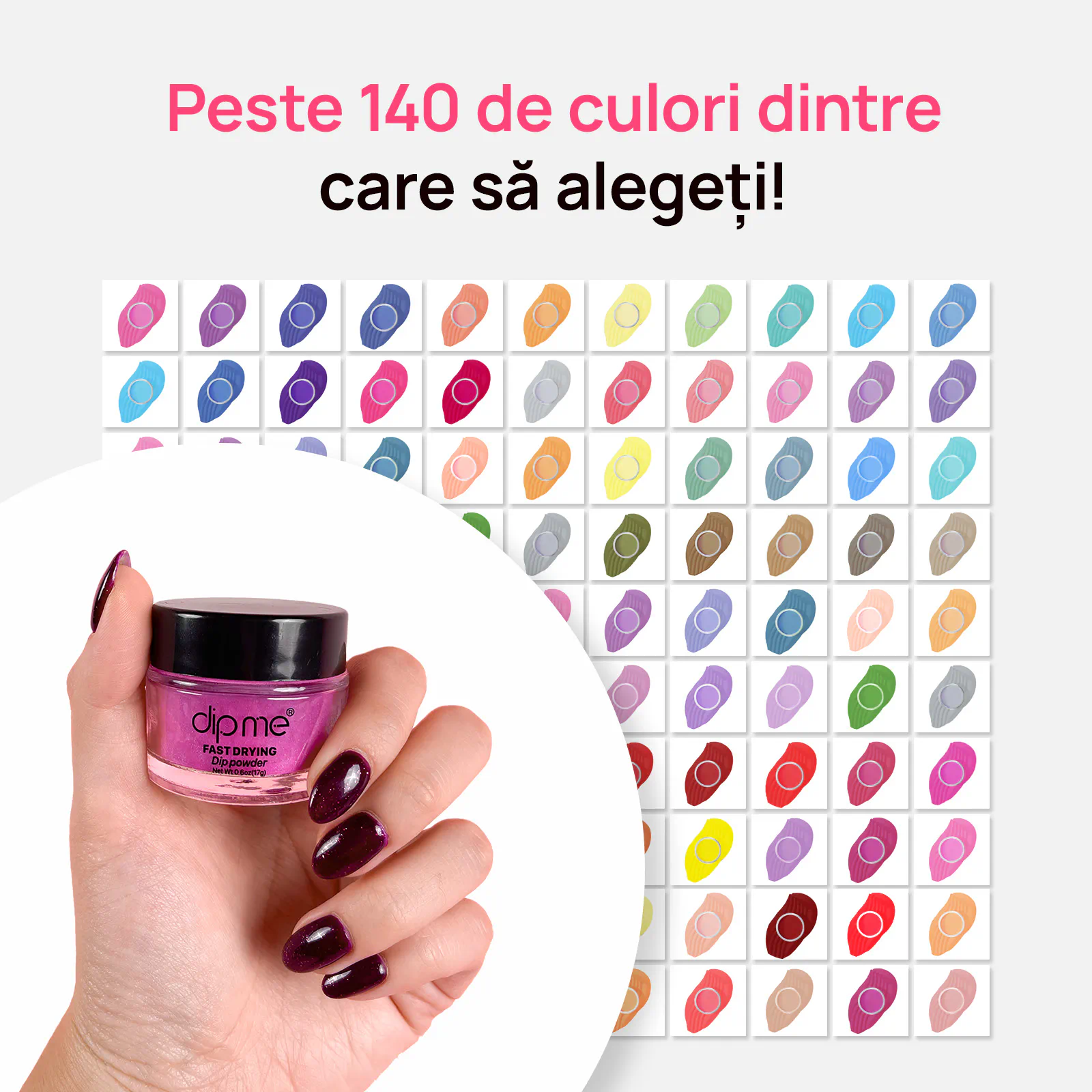 Set de pornire cu 3 pudre de imersie  + 2 pudre suplimentare cadou 