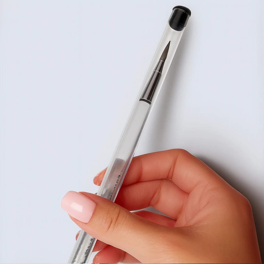 Wie du den Pinsel für den Nagelaufbau benutzt